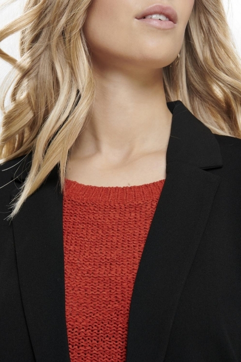 Jacqueline de Yong jdygeggo treats l/s blazer jrs
